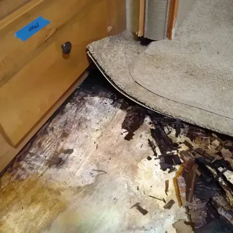 Wood Floor Water Damage in Hartford, CT